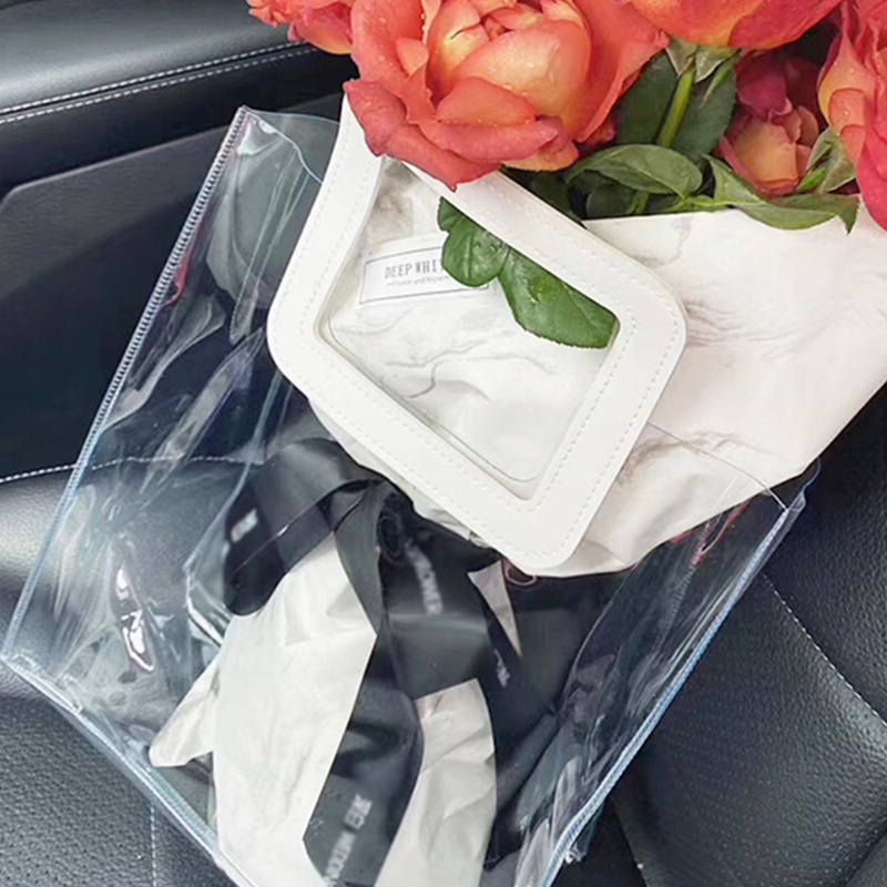 Seng Phụ Kiện Túi Mua Sắm Hàng Ngày Mật Độ Cao Tay Cầm Màu Trắng Mềm Mại S