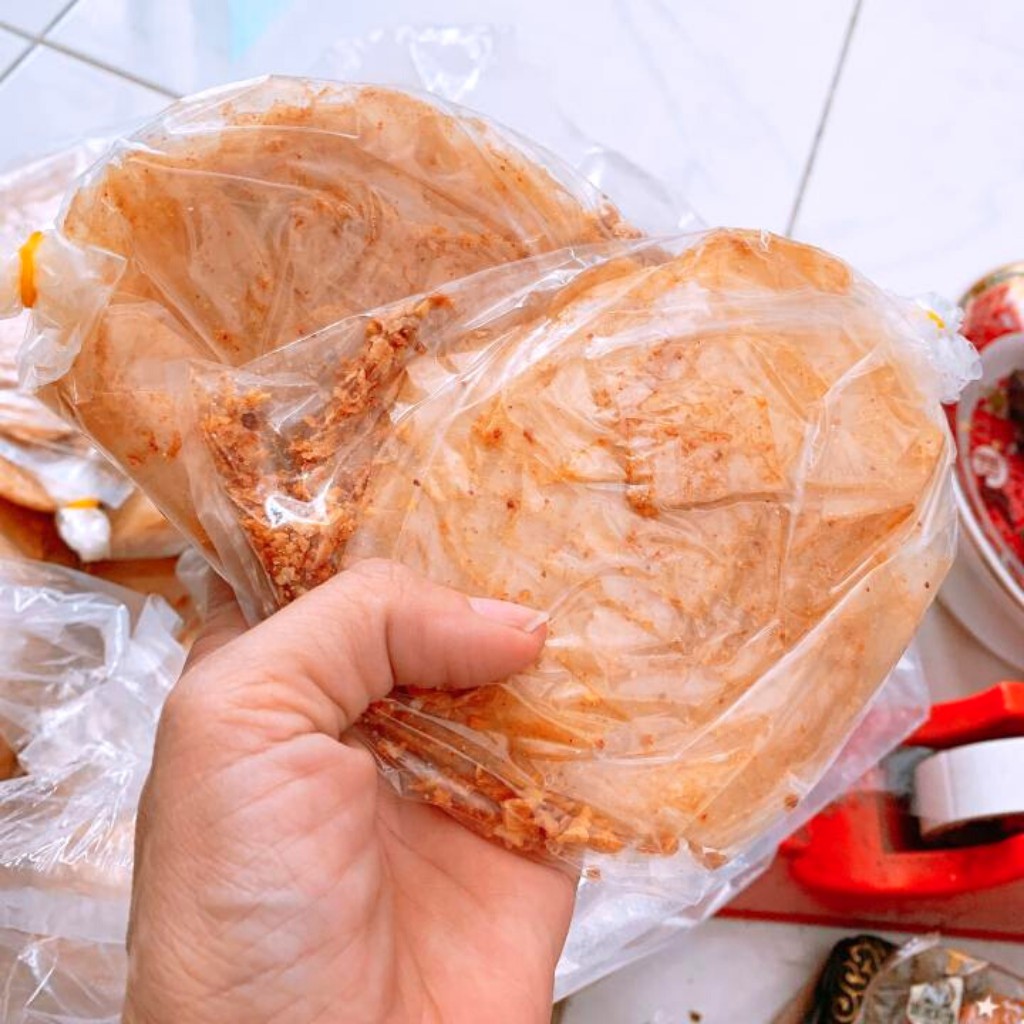 Bánh tráng xì ke muối nhuyễn tây ninh phơi sương dẻo siêu cay 30gr Ăn vặt HiDu vừa ngon vừa rẻ