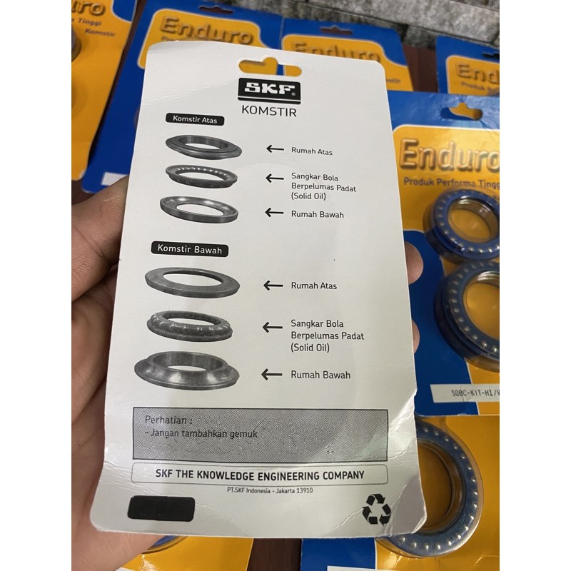 Chén cổ SKF_Enduro cho xe Honda/Yamaha chính hãng Indo.