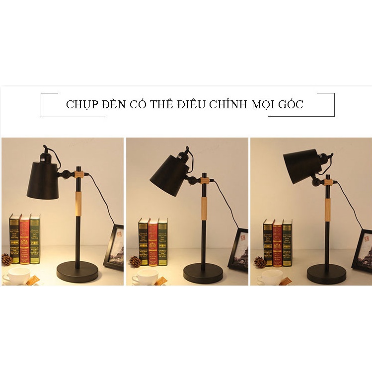 Đèn Bàn Học, Đèn bàn học ☀️Chống cận☀️ FDB01 kiểu dáng sang trọng, chống lóa mắt, tiết kiệm điện + Bóng đèn
