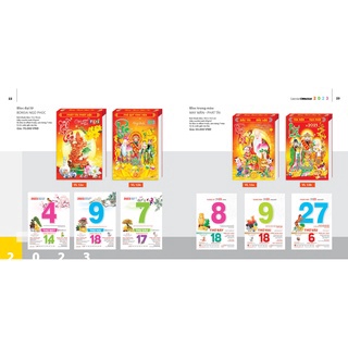 Lịch Bloc Trung Màu 2023 ( 10.5*14.5)