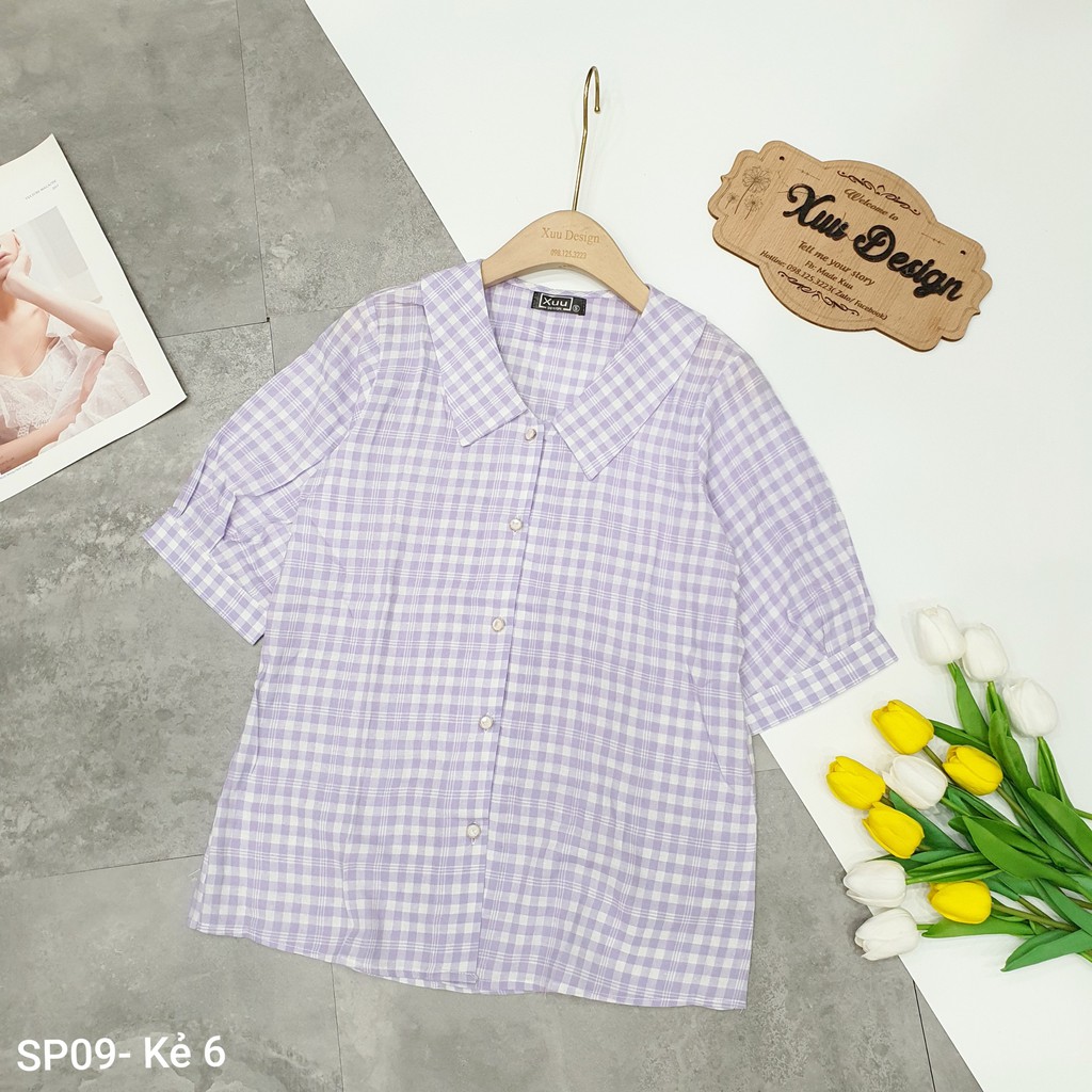 [ Mã WASTRUN4 giảm 10% tối đa 30K đơn 99K] Áo Sơ Mi Nữ Kiểu Xuu Design, Áo Kiểu Thời Trang Nhiều Màu Sắc- SP09 | BigBuy360 - bigbuy360.vn