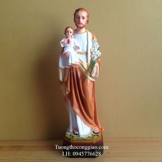 Tượng Thánh Giuse bế Chúa 40cm