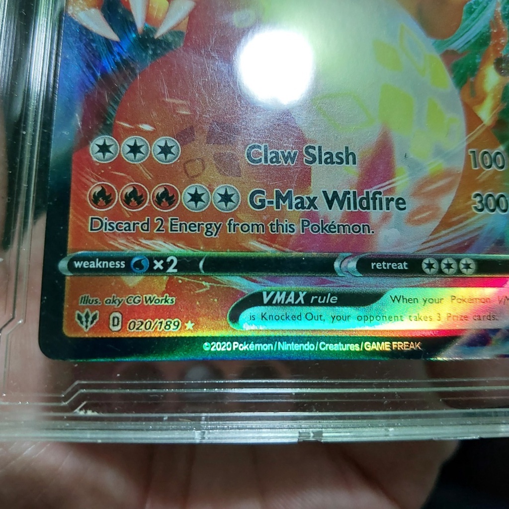 Thẻ Pokemon Vmax Charizard 020 189 siêu cấp gigantamax 1459 1