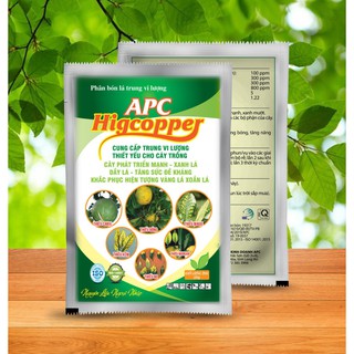 Phân bón lá trung vi lượng APC HIGCOPPER Bổ Sung Các Nguyên Tố Trung, Vi Lượng Cho Cây Trồng (Gói 200gr )
