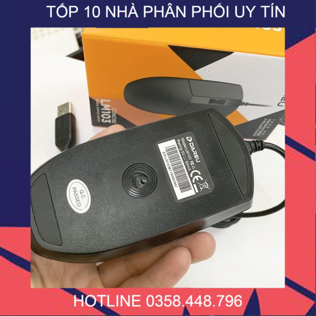 [𝐅𝐫𝐞𝐞𝐒𝐡𝐢𝐩 – 𝐡𝐚̀𝐧𝐠 𝐜𝐚𝐨 𝐜𝐚̂́𝐩] Chuột DAREU LM103 có dây (USB) | BigBuy360 - bigbuy360.vn