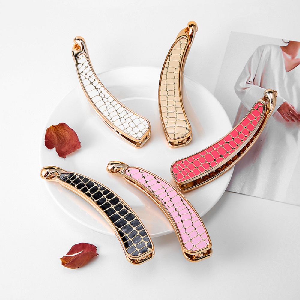 Kẹp Tóc Kiểu Dáng Đơn Giản Thanh Lịch Dành Cho Nữ