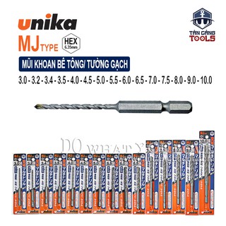 Mũi Khoan Đa Năng Unika MJ Chuôi Dài Lục Giác ( Nhiều Kích Thước )