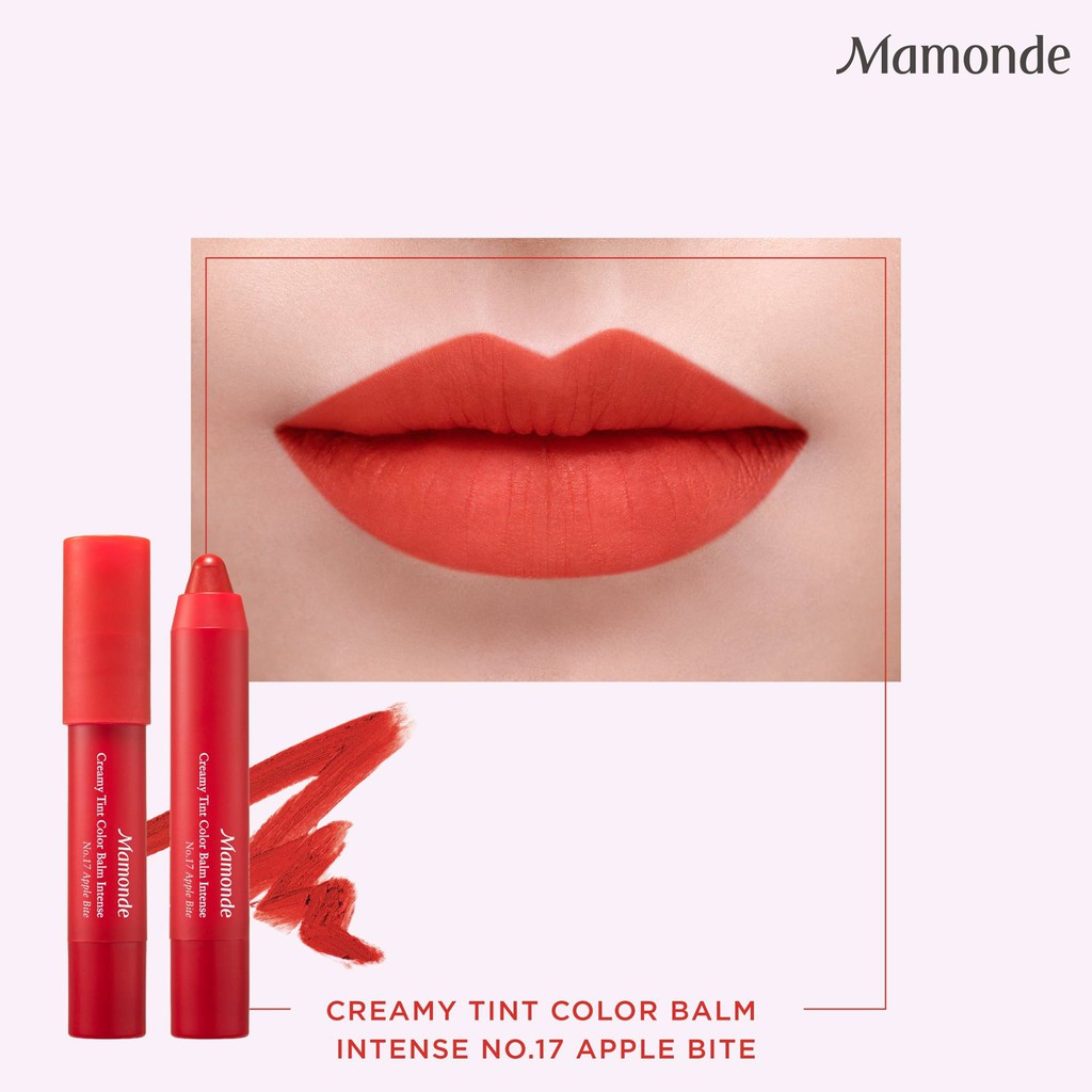 Son Bút Chì Siêu Lì Mamonde Creamy Tint Color Balm Intense