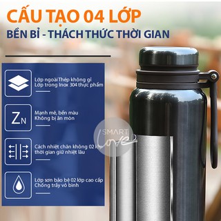Bình Giữ Nhiệt Inox 4 Lớp 750ml ADOR