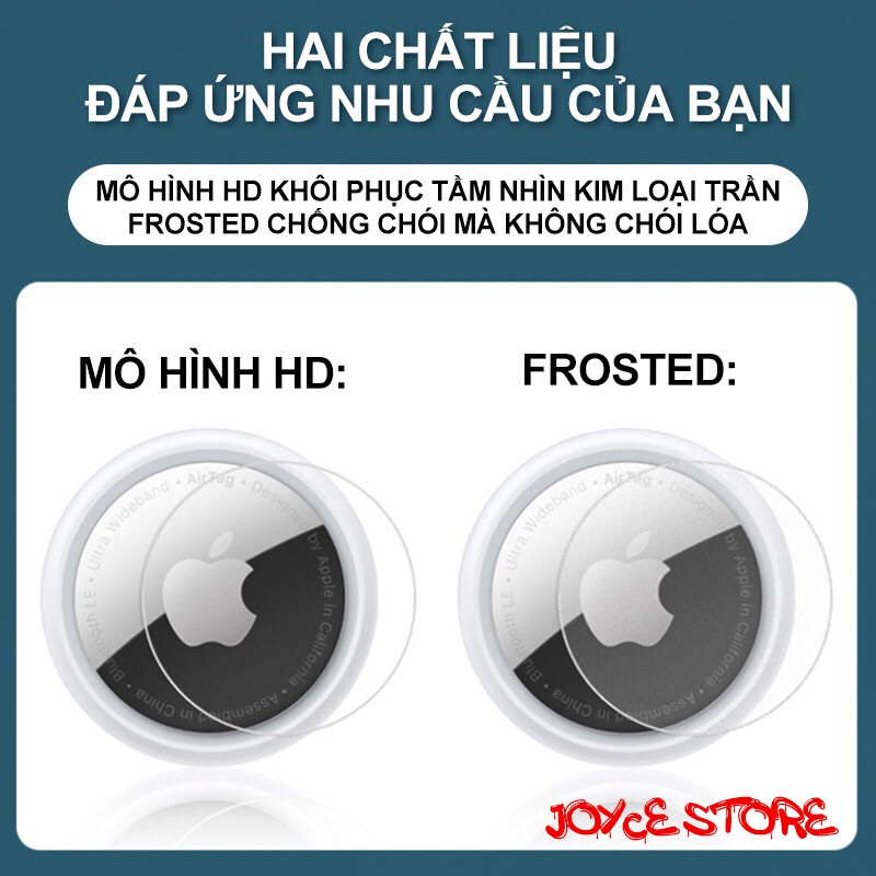 Set Miếng Dán bảo vệ, chống trầy xước cho APPLE AIRTAG - thiết vị định vị thông minh