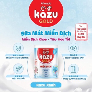 Combo 2lon sữa kazu gold miễn dịch 0+ 1+ 2+