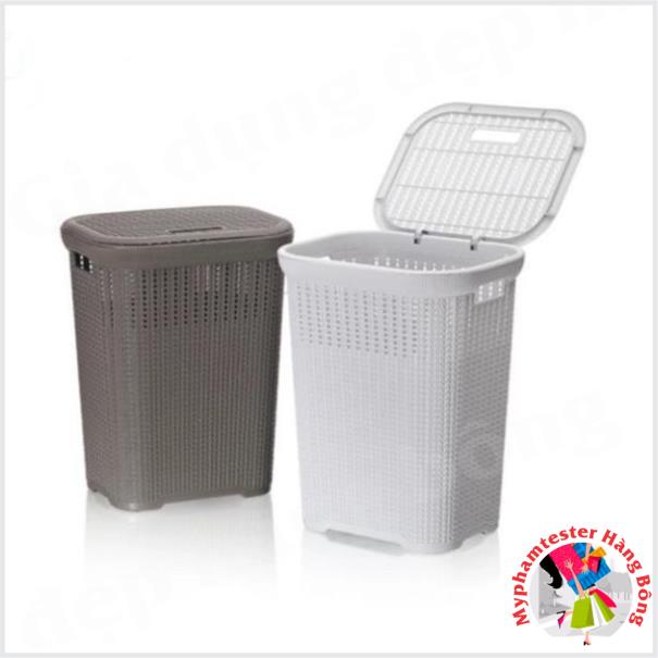 Sọt đựng quần áo,đựng đồ chơi có nắp hàng nhập khẩu cao cấp mã 1234