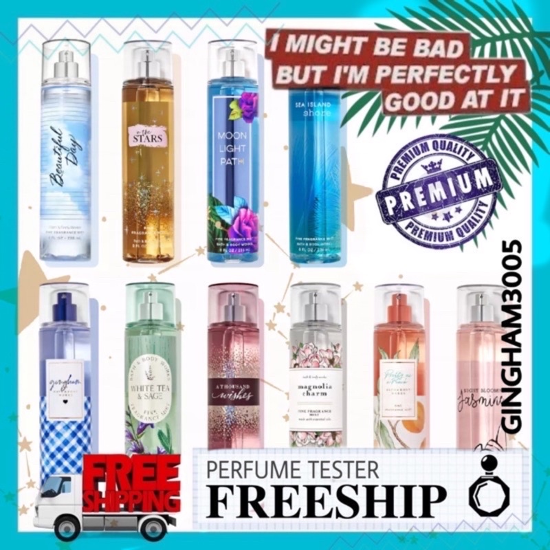 ✦GH✦ Xịt thơm body mist Victoria Secret, Bath And Body Works hương nước hoa fullseal