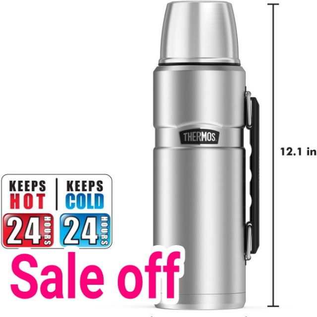 Bình giữ nhiệt inox cao cấp Thermos Grand USA (lưỡng tính) 40oz - 1200ml