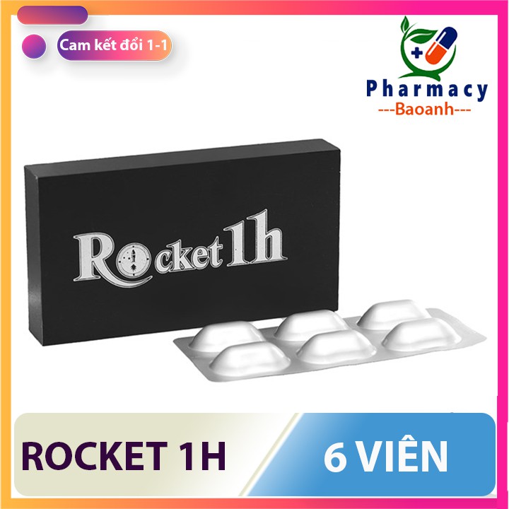 [CHÍNH HÃNG] Viên uống ROCKET 1h - Bền bỉ suốt 1h Viên Uống Tăng Cường Sức Khoẻ Nam Giới -hết xuất tinh sớm, yêu sinh lí