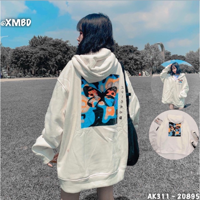 Áo Khoác Nỉ Bướm Nỉ Bông Dày Dặn Form Rộng Unisex - AK3311 | BigBuy360 - bigbuy360.vn