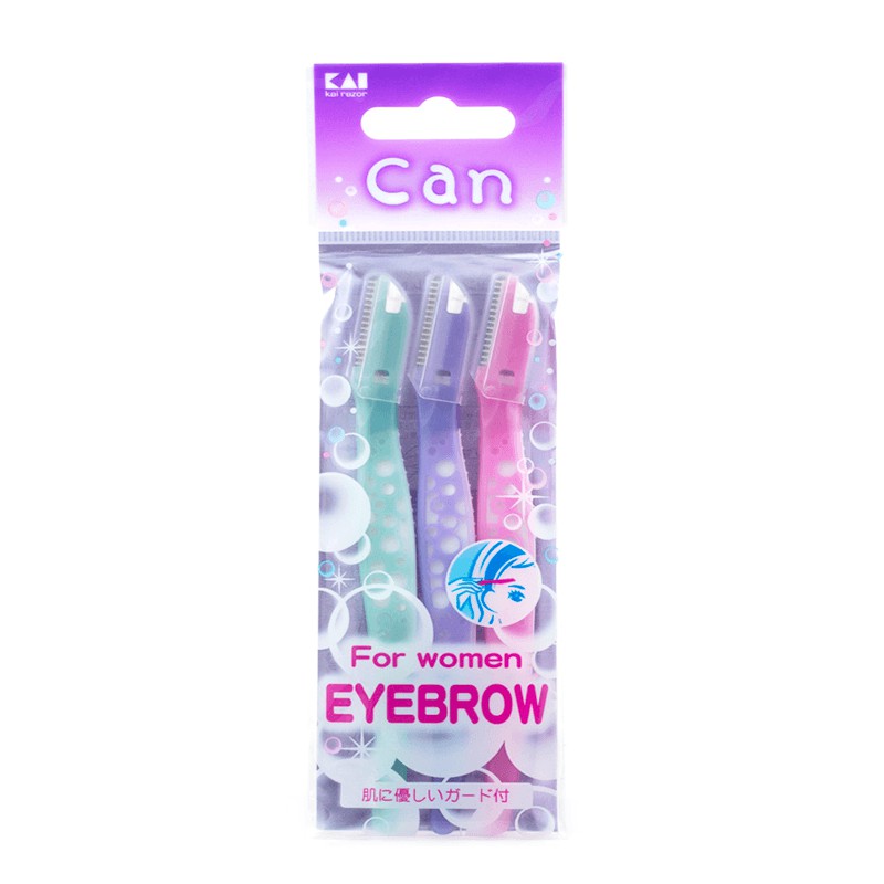 Dao Cạo Mày Nữ Kai Can For Women Eyebrow Nhật Bản Gói 3 Cây 1502555