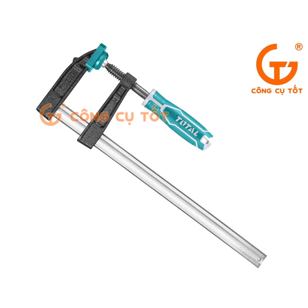 Kẹp gỗ chữ F 50x150mm lực kẹp 170kg Total THT1320501