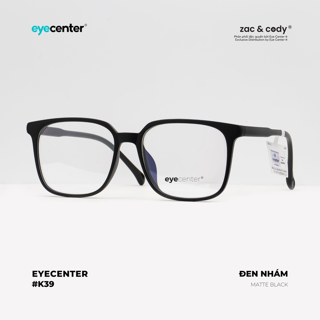 Gọng kính cận nam nữ K39S chính hãng EYECENTER nhựa siêu nhẹ nhập khẩu by Eye Center Vietnam