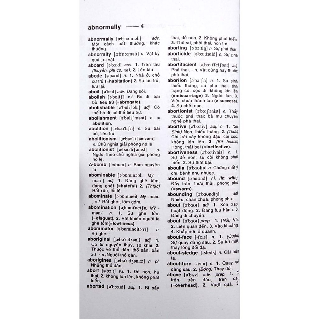 Sách Từ Điển Anh - Việt Khoảng 299.000 Từ