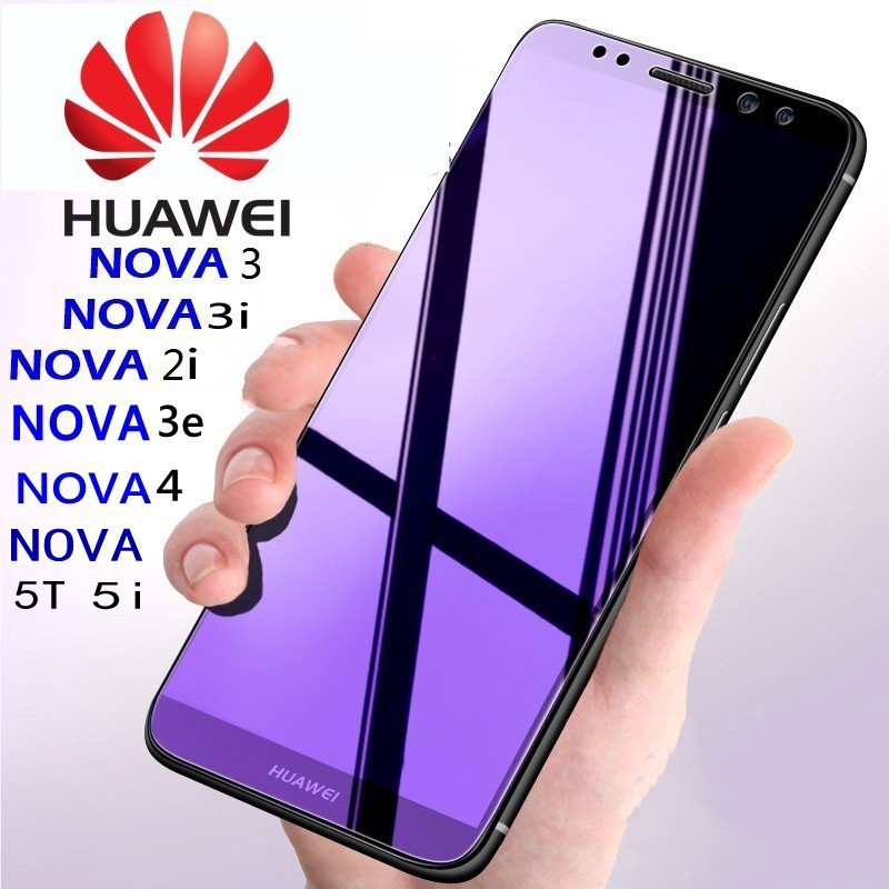 Kính Cường Lực Bảo Vệ Màn Hình Chống Ánh Sáng Xanh Cho Huawei Nova 5t 5i 2i / 3e / 3 / 3i / 4