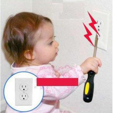 [ Hàng Loại 1 ] Nút bịt ổ điện nắp cắm 2 chân chống giật an toàn cho bé trẻ em