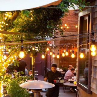 Dây Đèn Led Trang Trí Ngoài Trời 10M 20 bóng 3W - Dây Đèn Trang Trí Quán Cà Phê, Trà Chanh, Nhà Hàng