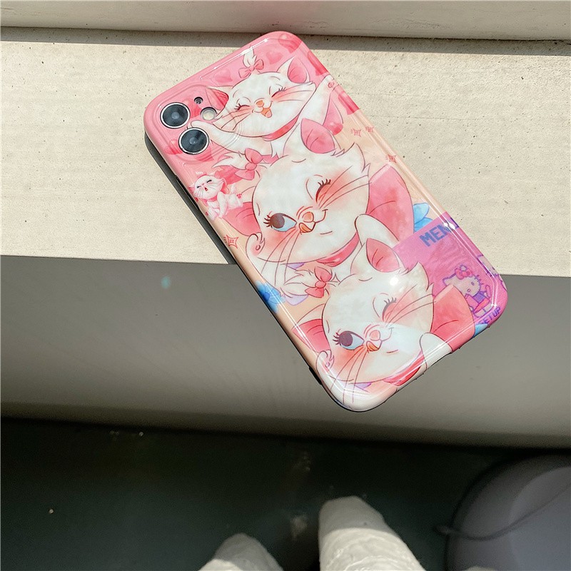 IPhone case iPhone 11 Pro Max / iPhone12 / iPhone X / iPhone 7 Plus / iPhone 8 / iPhone 6 / iPhone 11 Cute Mary cat print case