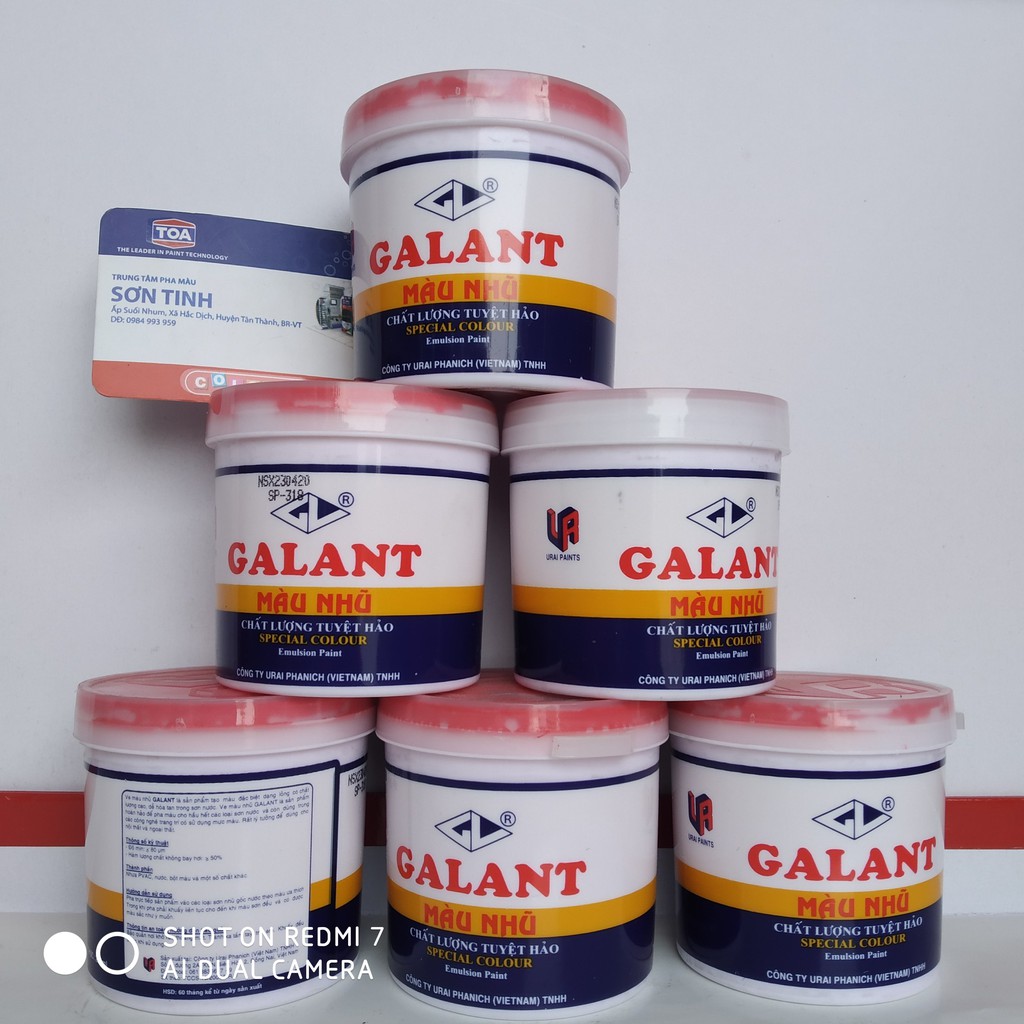 Ve màu Galant màu đỏ 225 ML