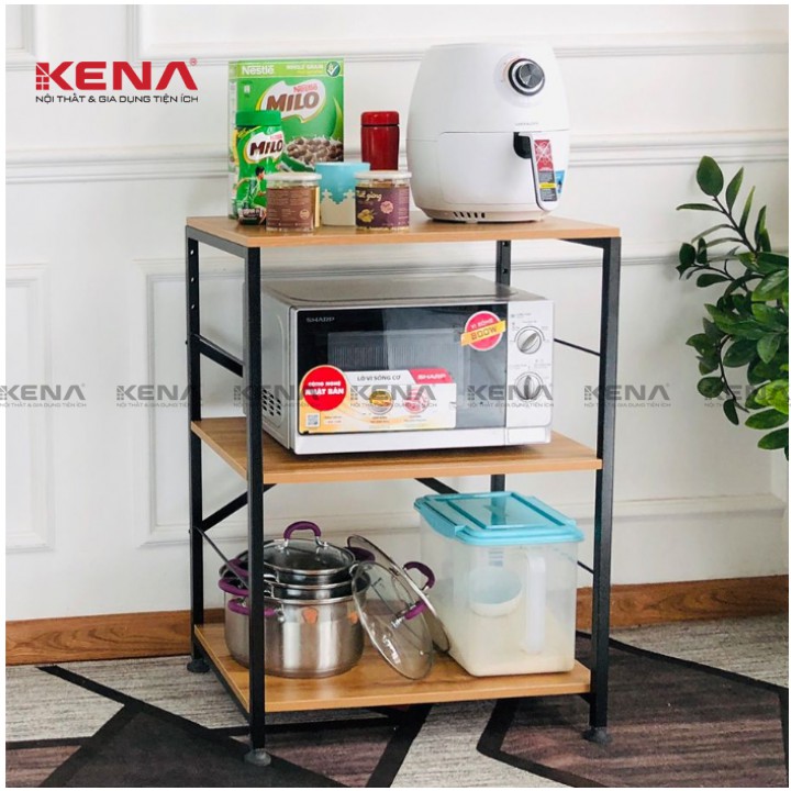 [HOT] Kệ để lò vi sóng nồi cơm điện đa năng 2 tầng KN 173 hãng KENA | BigBuy360 - bigbuy360.vn
