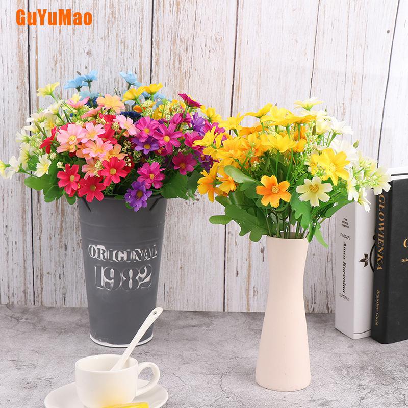 1 Bó 7 Nhánh 28 Đầu Hoa Cúc Nhân Tạo Trang Trí Tiệc Cưới