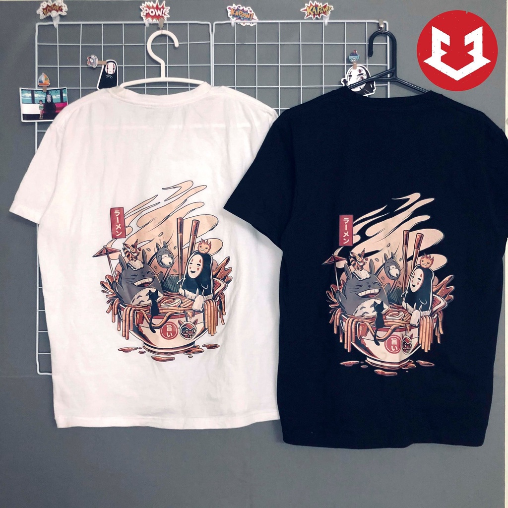 Áo phông unisex áo thun nam nữ URBAN FOX Ramen Totoro cotton form rộng Local Brand