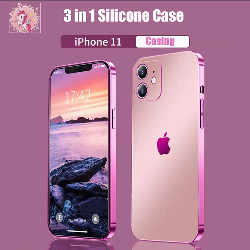 Ốp Điện Thoại Silicon Siêu Mỏng Mặt Nhám Cho iPhone 11 Pro XS MAX XR XS X 8 7 Plus