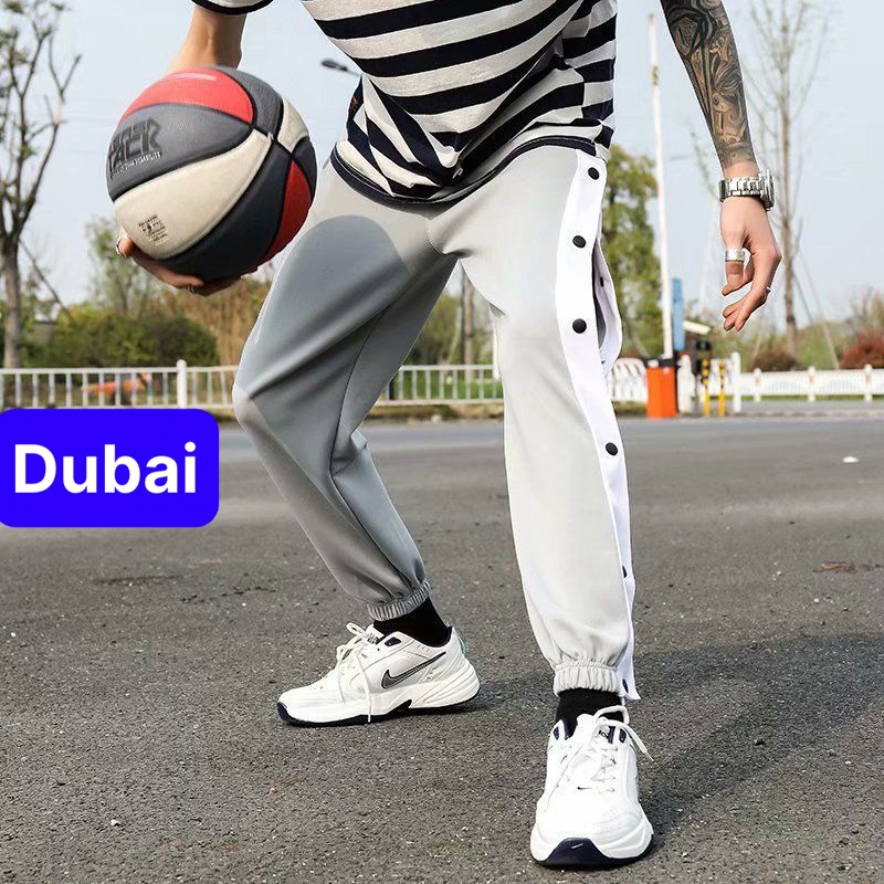 QUẦN JOGGER THỂ THAO NAM NỮ UNISEX CHẤT NỈ DÀY DA CÁ ỐNG SUÔNG RỘNG 7 CÚC BẤM THỜI TRANG HOT 2022 - DUBAI FASHION