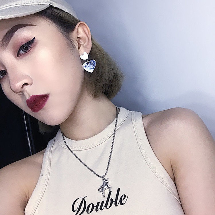 Dây chuyền trang trí mặt hình kỳ lân phong cách retro Hàn Quốc sành điệu C213