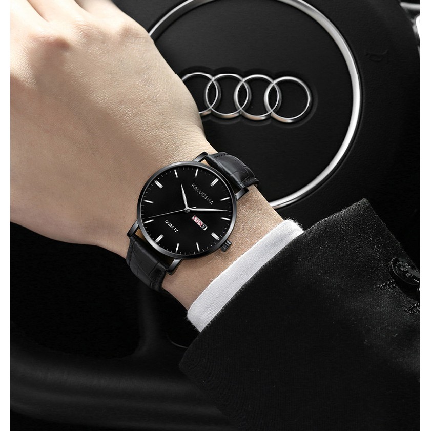 Đồng Hồ Nam 2 Lịch KALUOSHA JAPAN K6688 Đẳng Cấp DOanh Nhân Dây Da Cao Cấp_Full Box | BigBuy360 - bigbuy360.vn