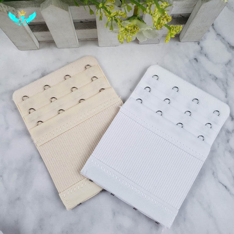 Khóa Cài Nối Dài Áo Ngực Ba Hàng Bằng Thép Không Gỉ Co Giãn Bốn Nút Cài Sau Lưng CEP