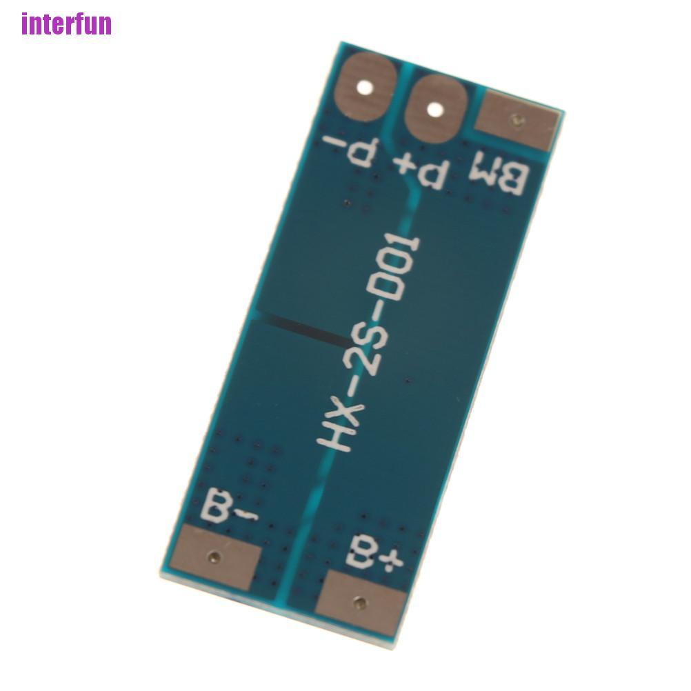 Bảng Mạch Bảo Vệ Pin Li-Ion Lithium 18650 Pcb 8a 7.4v 8.4v (Interfun1) 2s