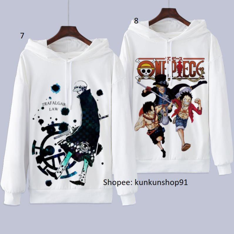 Áo Hoodie Áo Khoác Nỉ One Piece Mũ Rơm Giá Rẻ !!  / SP BÁN CHẠY NHẤT