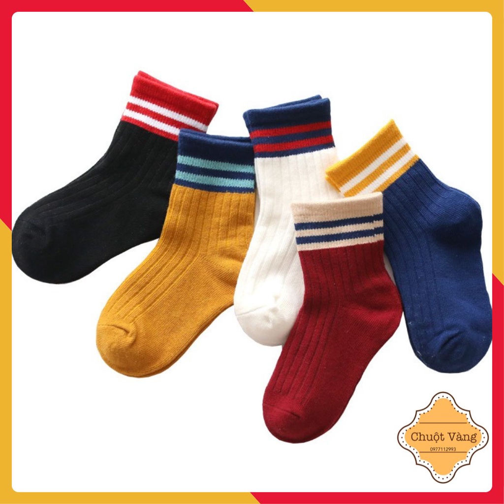 Tất vớ len tăm cổ kẻ cao cổ cho bé trai bé gái từ 1 2 3 4 5 6 7 8 9 10 11 12 tuổi