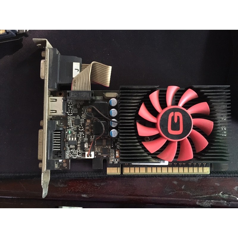 Card màn hình bo lùn vga GT 730 1Gb DDR5 test kỹ ok vga lắp case đồng bộ