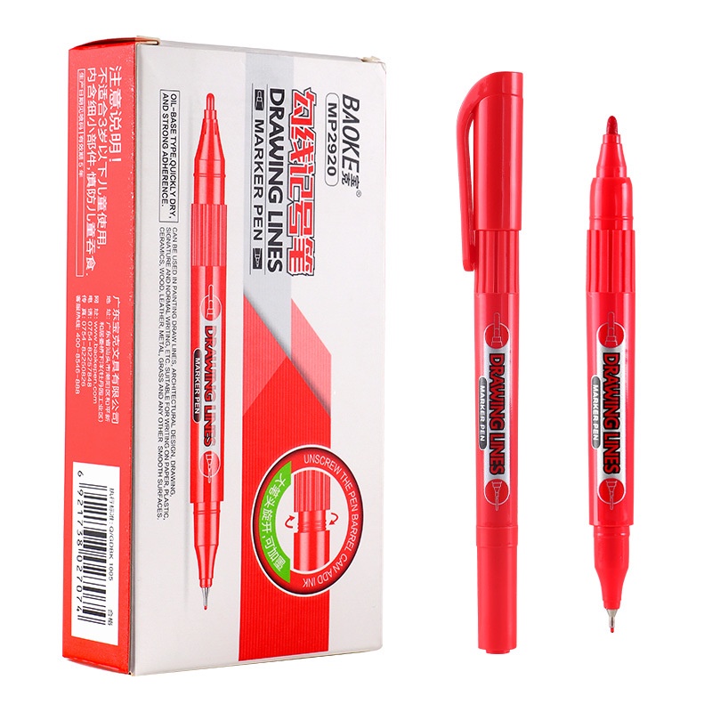 Bút Đánh Dấu Bút Lông Dầu Không Xoá Được 2 Đầu Bút VTL SHOP