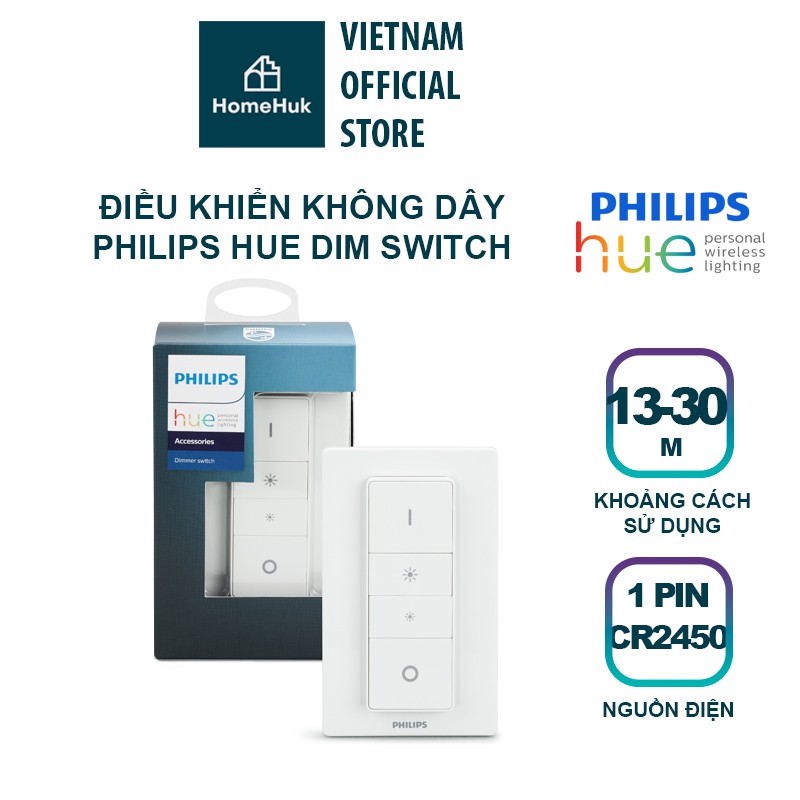 Điều khiển không dây Philips Hue DIM Switch MY/PH/VN