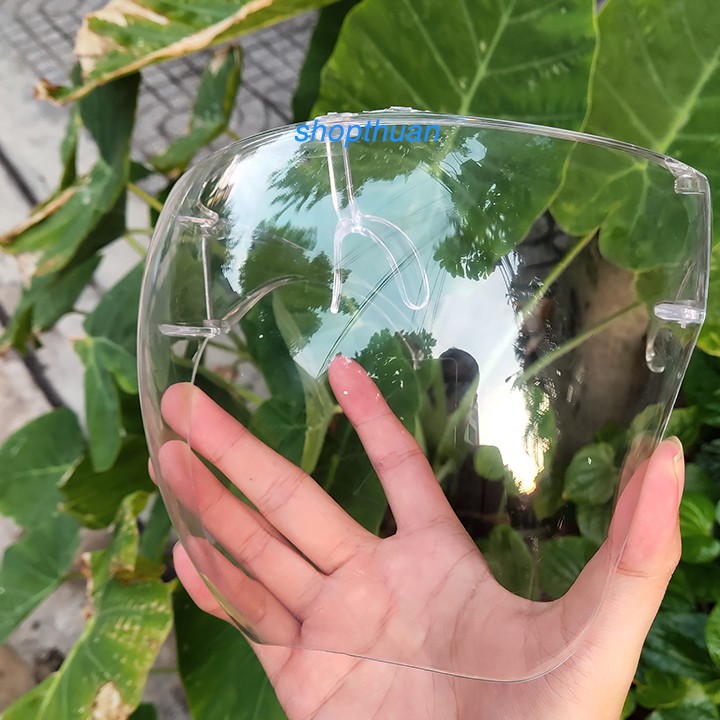 Kính mặt nạ trong suốt - chống giọt bắn, che hết khuôn mặt, bảo hộ chống bụi gió đi đường | BigBuy360 - bigbuy360.vn
