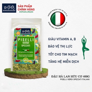 Đậu Hà Lan CHO BÉ Hữu Cơ Sottolestelle Giàu Protein, Vitamin C, Tăng Cường Hệ Miễn Dịch 400g