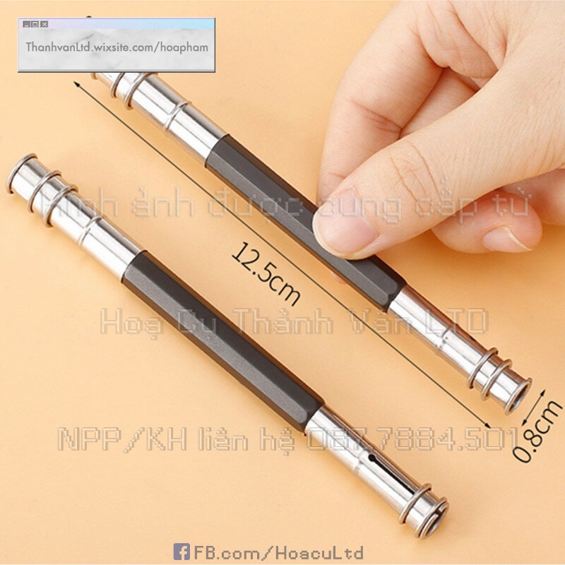 [NEW] Đầu Nối Dài Bút Chì Kuelox Có Thể Điều Chỉnh Tiện Lợi Nối Chì Kim Loại Màu Ngẫu Nhiên