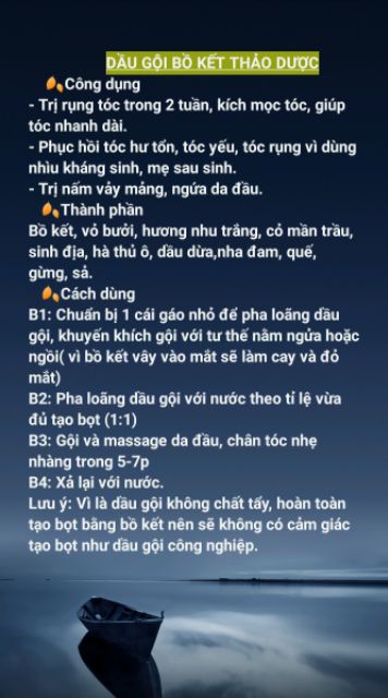 [Chai 1000m] Dầu gội bồ kết thảo dược trị rụng tóc kích mọc tóc Minh Chí