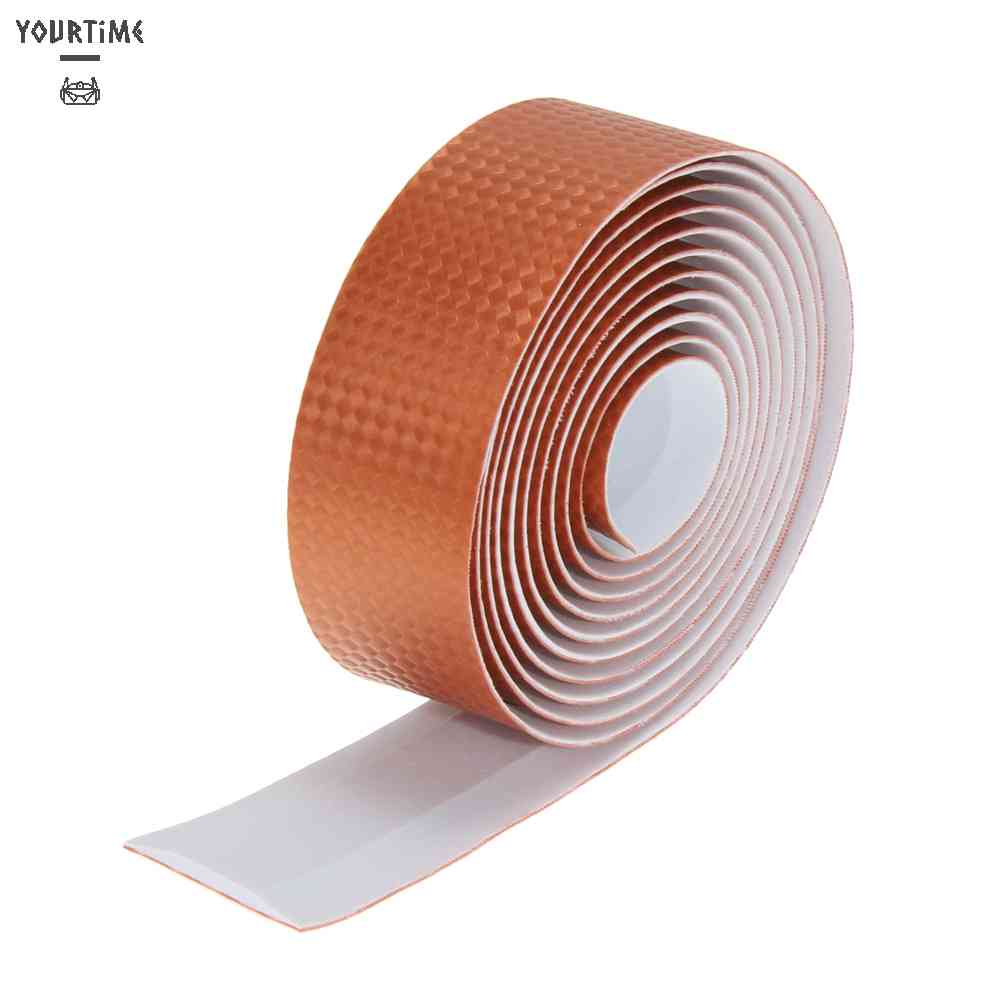 Băng Quấn Ghi Đông Xe Đạp Màu Đen + 2 Dây Cột Bằng Sợi Carbon