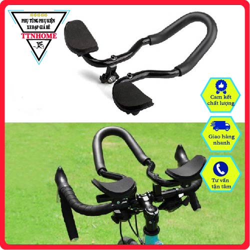 Tay nghỉ xe đạp thể thao tay nghỉ vòng cung gắn ghi đông chống mỏi siêu chắc chắn